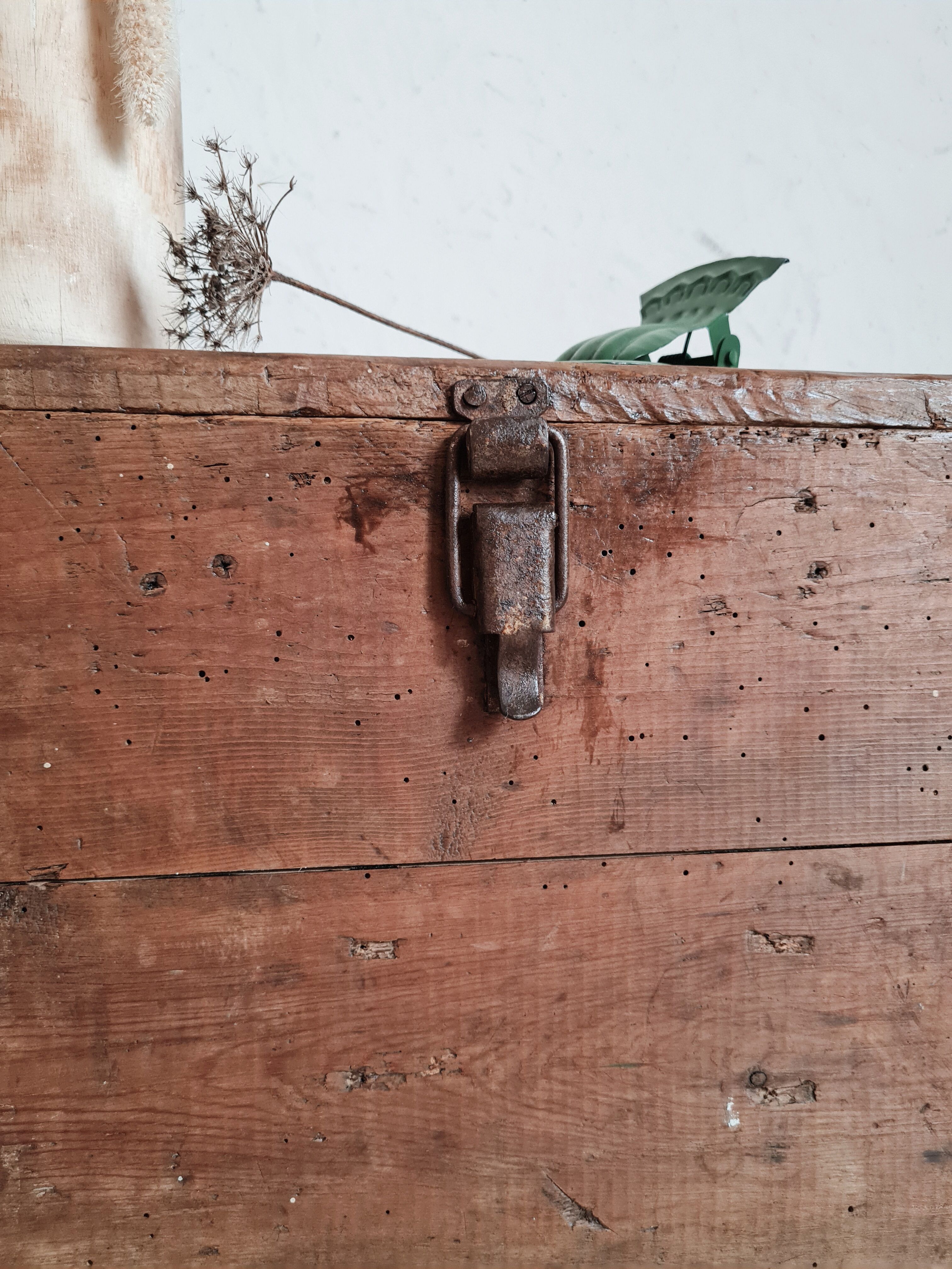 Old wooden box