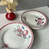 Digoin Sarreguemines dessert plates