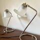 Pair of unusual SCE lamps