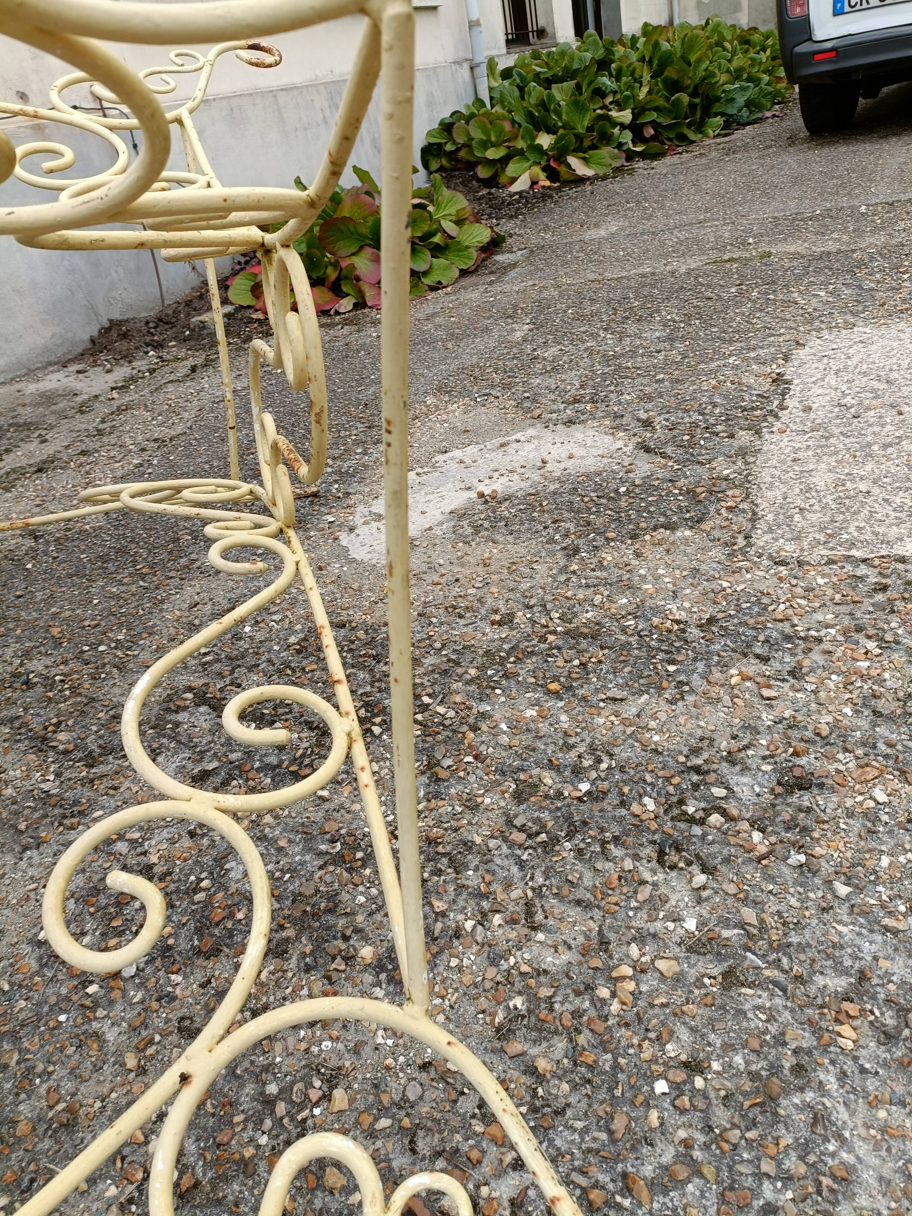 Wrought iron garden table full old garden furniture