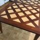 Roche Bobois cherry and Bourgogne tile dining table