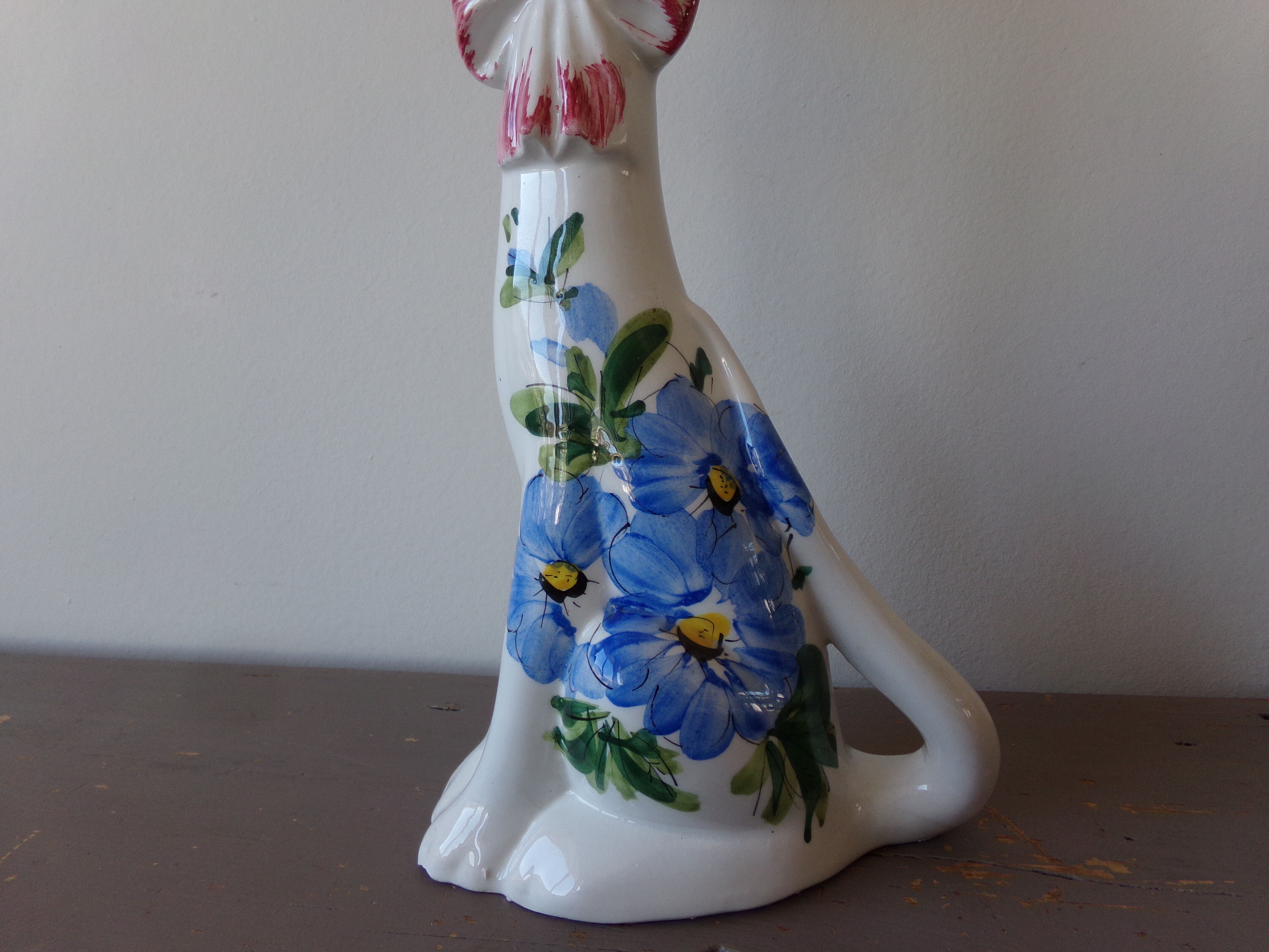 Soliflore ceramic dog shape