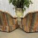 Pair of Napoleon III style crapaud armchairs - work from the 1950s