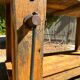 Old wooden desk
