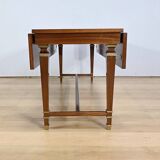 Important Shuttered Table in Sapelli Mahogany, Directoire style – 1970