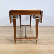 Important Shuttered Table in Sapelli Mahogany, Directoire style – 1970
