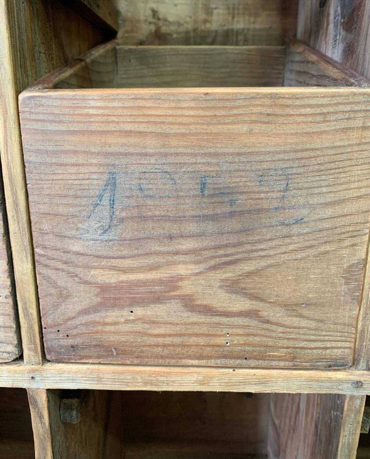 Old restored piece of furniture