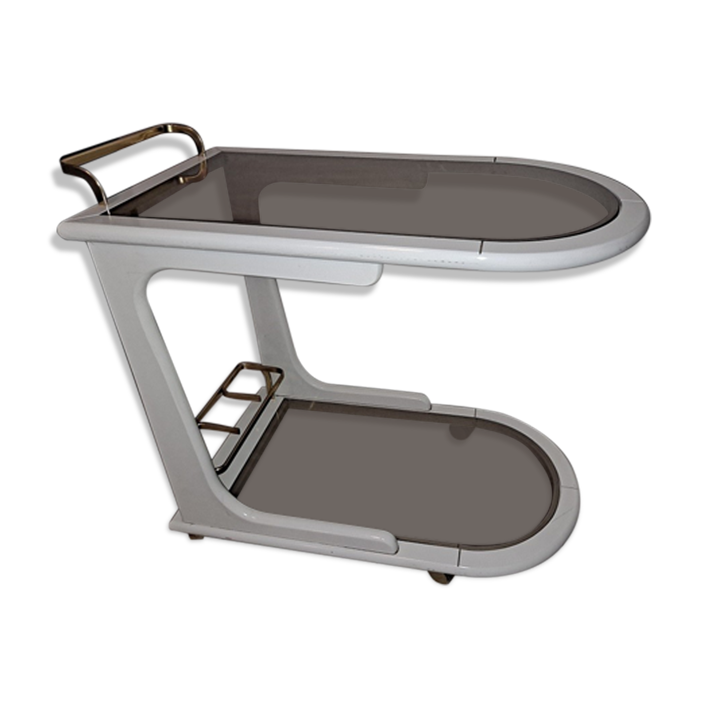 Italian Lacquered Bar/Serving Trolley 1970/80s