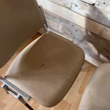 Pair of stackable chairs by Giancarlo Piretti for Castelli