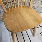 Set of 4 Danish chairs with vintage bars
