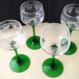 4 Luminarc Alsace White Wine Glasses