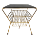 Table d'appoint porte-revues - porte vinyles