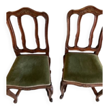 Pair of 19th century Provencal chairs