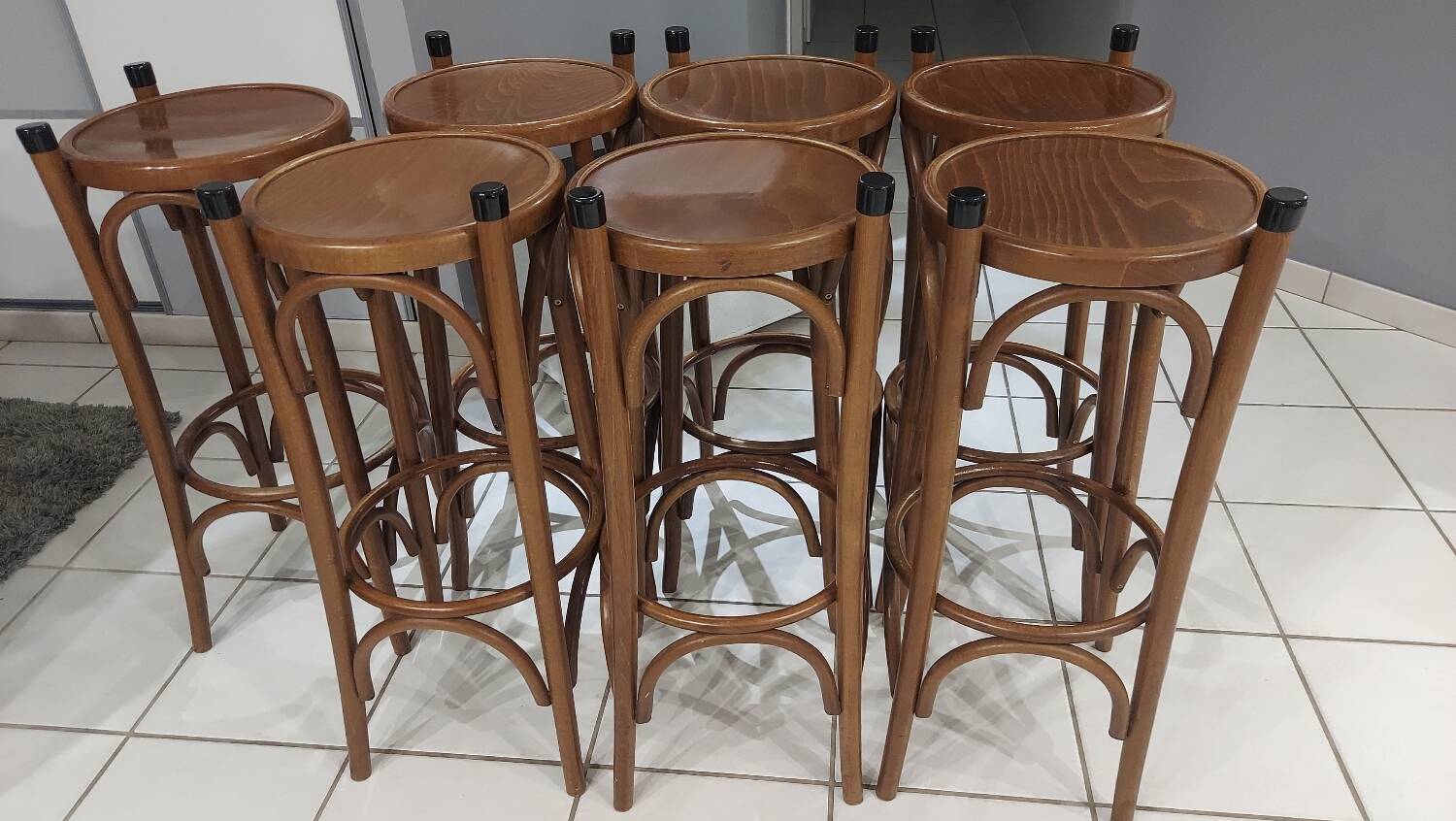 Suite of 7 Bistro Bar Stools