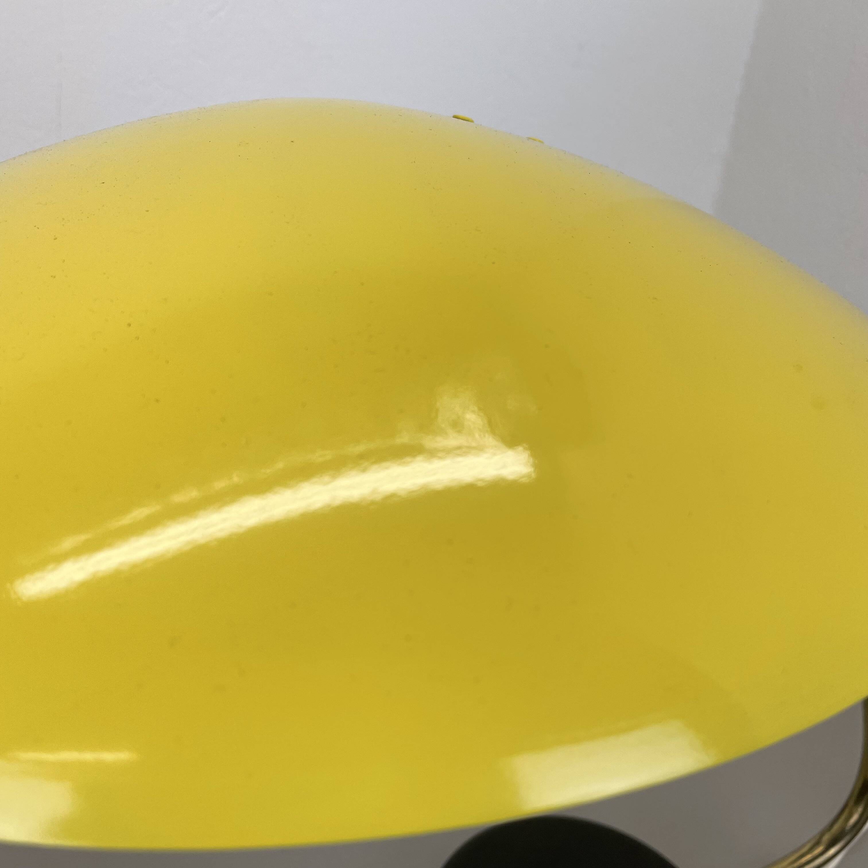 Original Modernist Yellow Metal Table Lamp by Cosack Leuchten, Germany 1960s