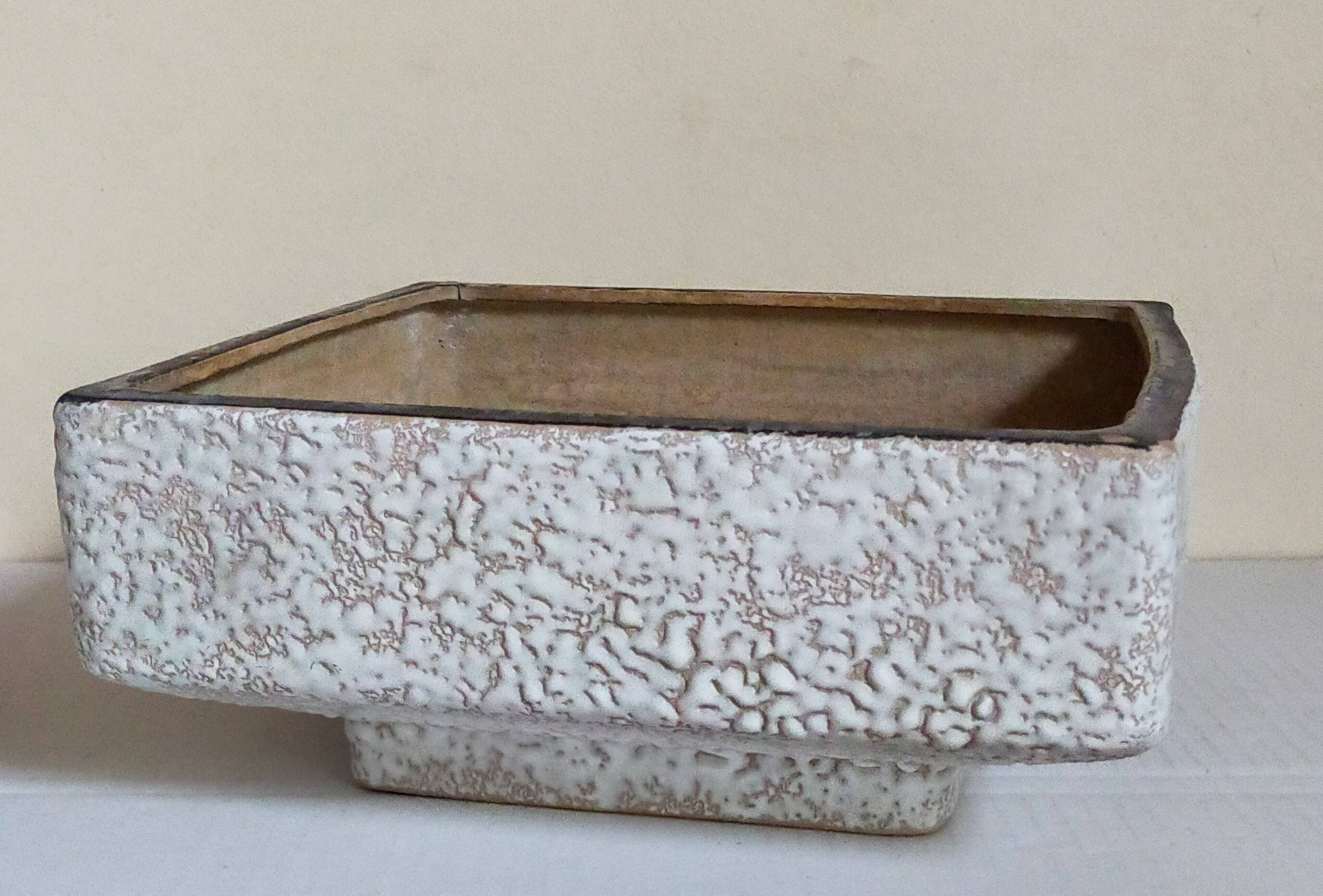 Vetter west-germany ceramic cactus or bonsai pot from the 1950s