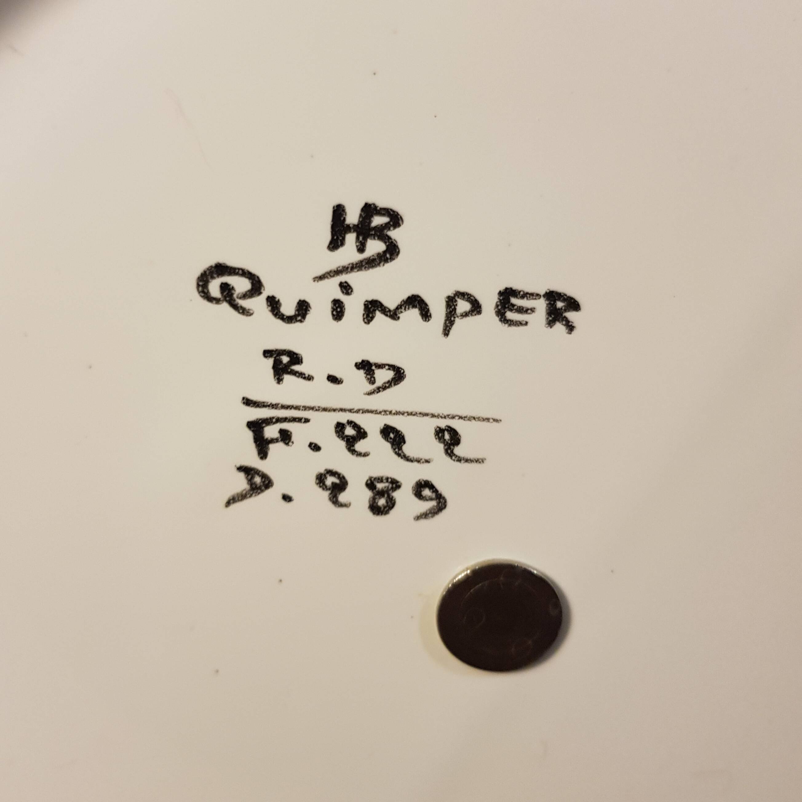 Servant HB Henriot Quimper