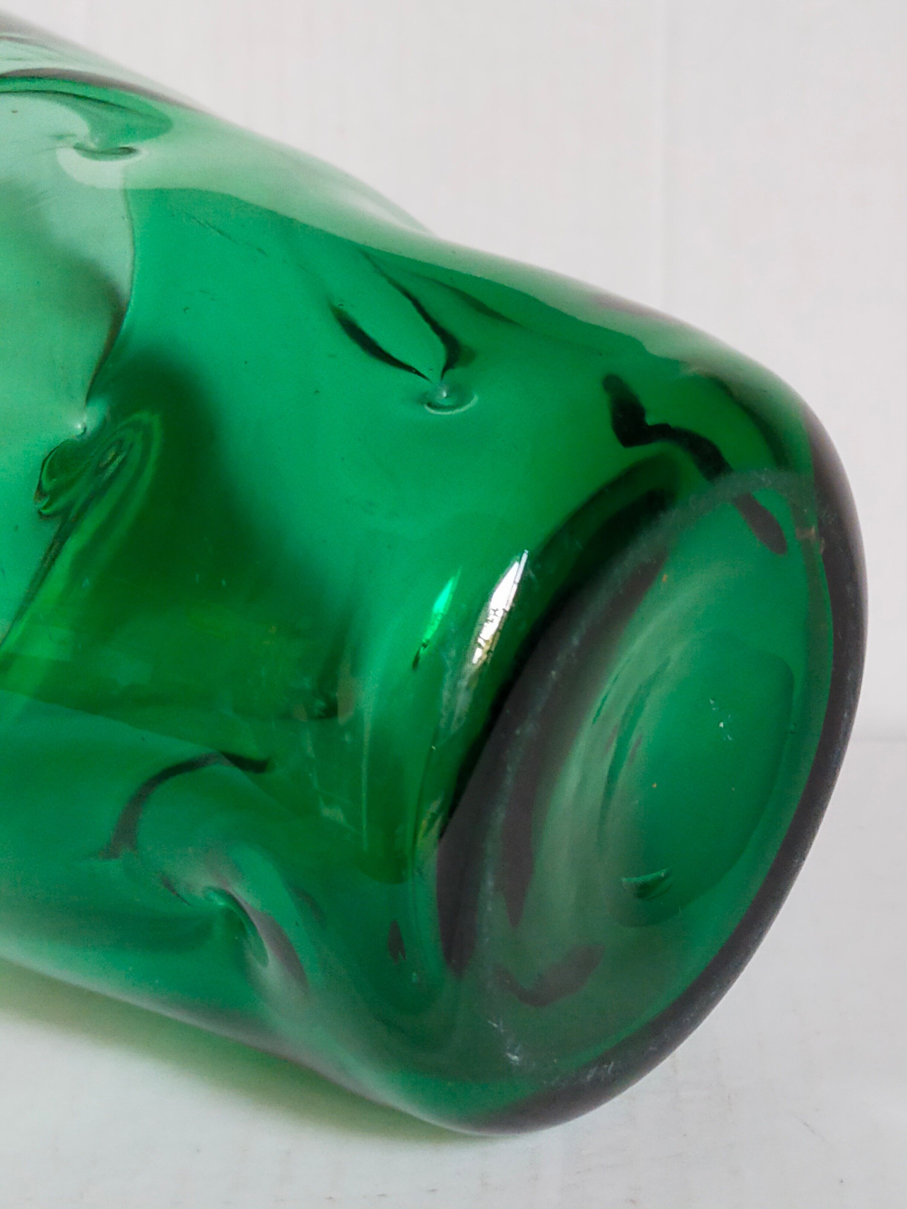 Vintage Empoli glass glass glass vase