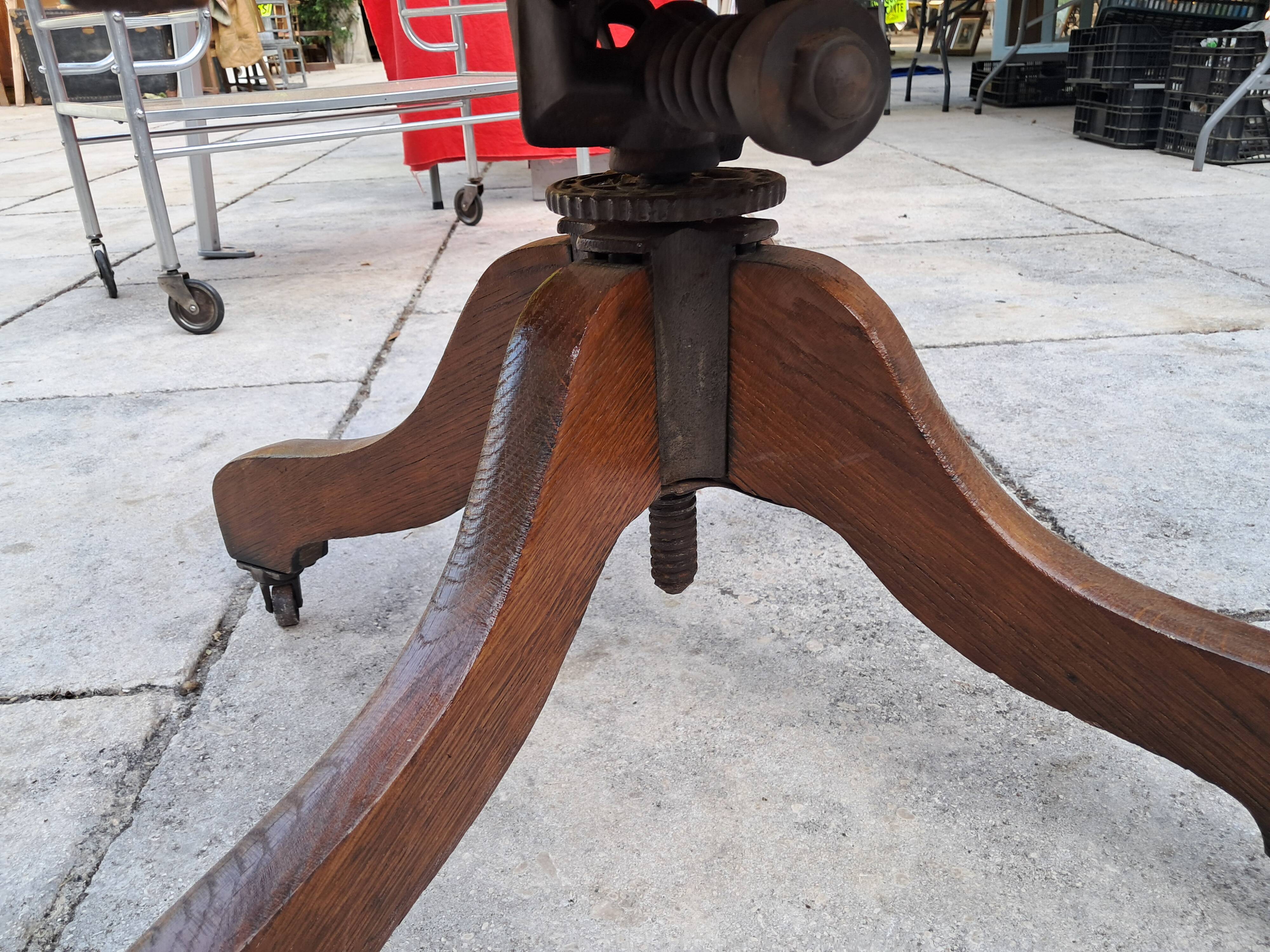 oak office chair