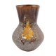 Ceramic vase vintage lava effect