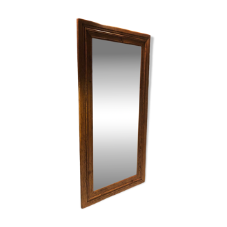 Grand miroir classique en chêne massif 201 x 101 cms
