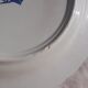 2 flat plates in Gien earthenware model rooster and peonies year 1940