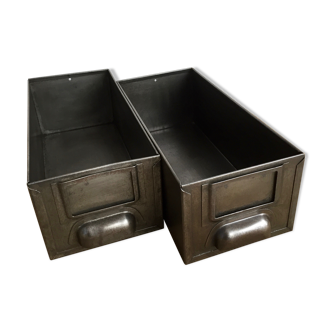 Pair of industrial drawers