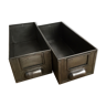 Pair of industrial drawers