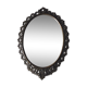 Miroir vintage en fer ajouré 29x40cm