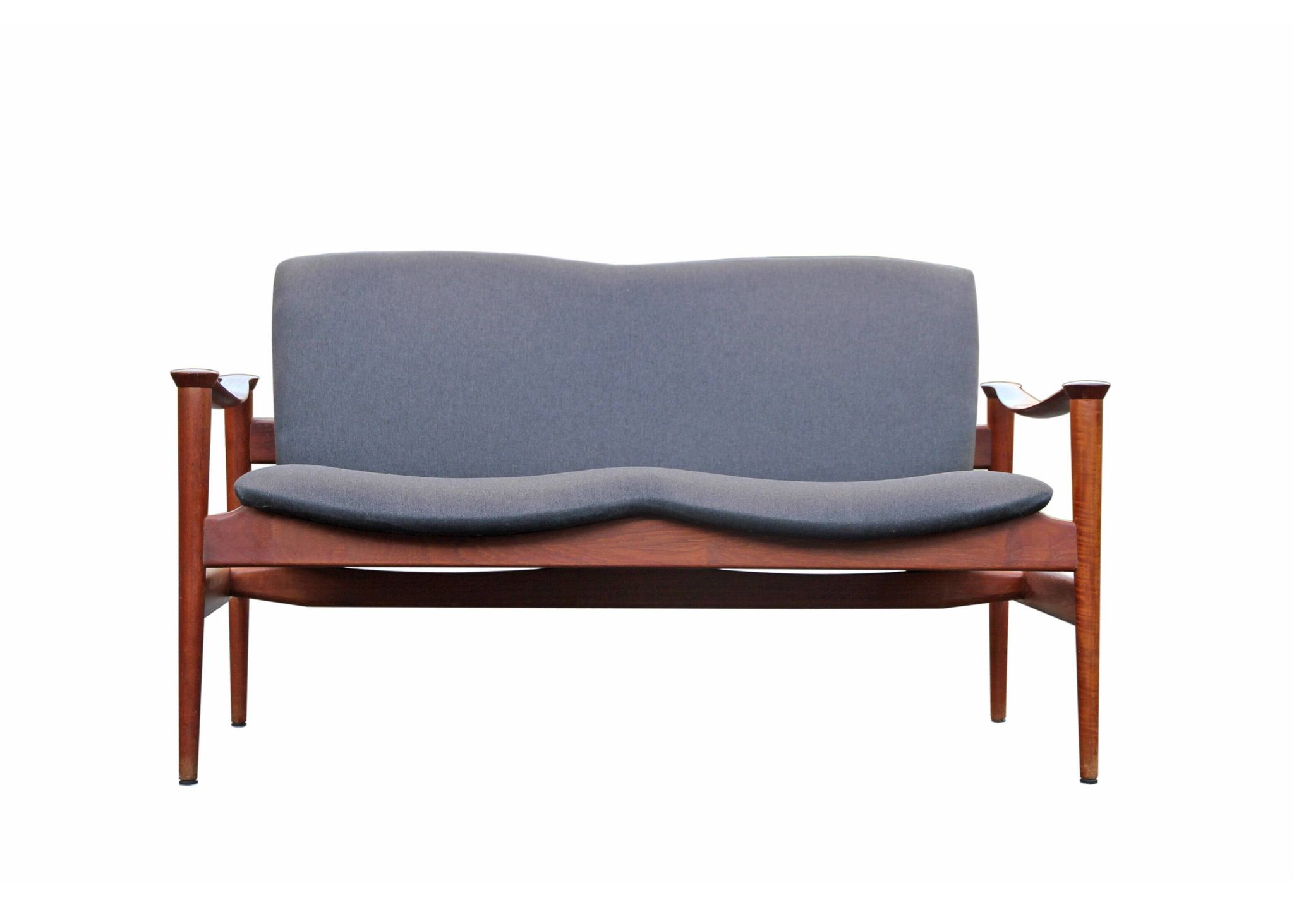 Loveseat 711 sofa by Fredrik Kayser for Vatne Lenestolfabrikk, 1960