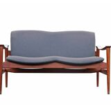 Loveseat 711 sofa by Fredrik Kayser for Vatne Lenestolfabrikk, 1960