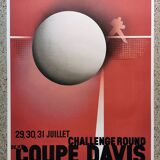 Poster tennis davis cup cassandre 69x91 cm