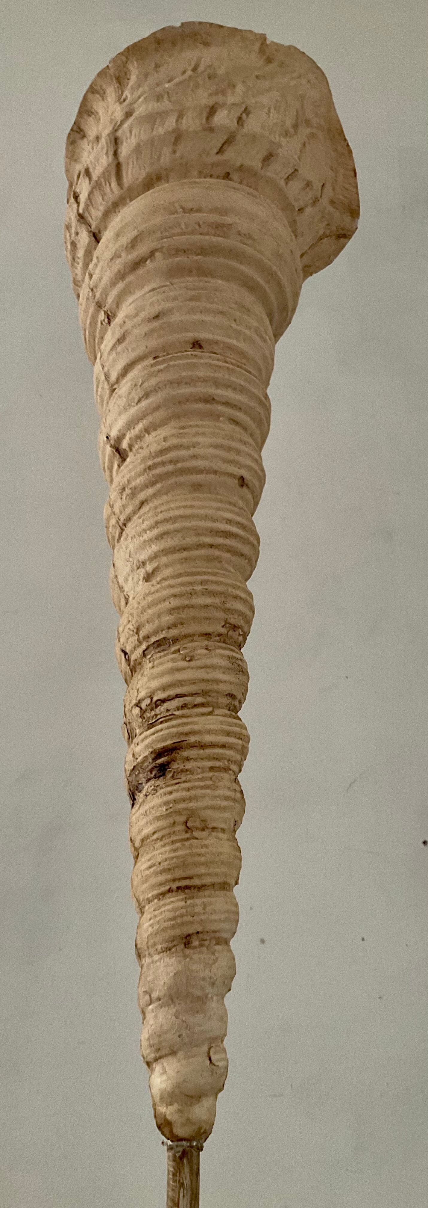 Floor lamp Shell "Ariell" by IIhan Koman 80s