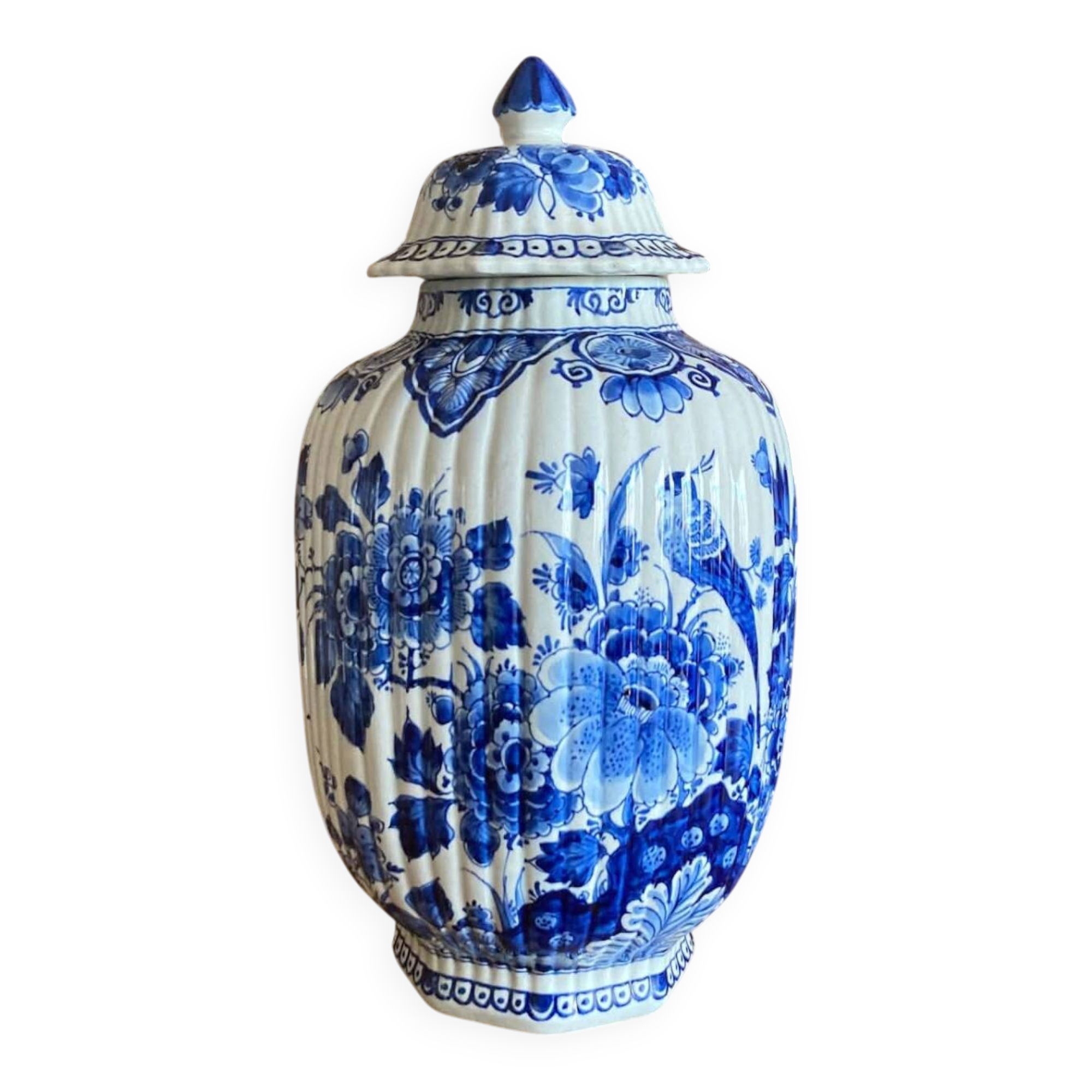 Vase with lid Delf