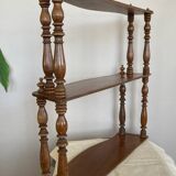 Napoleon III Wall Shelf in Walnut, 19th Century