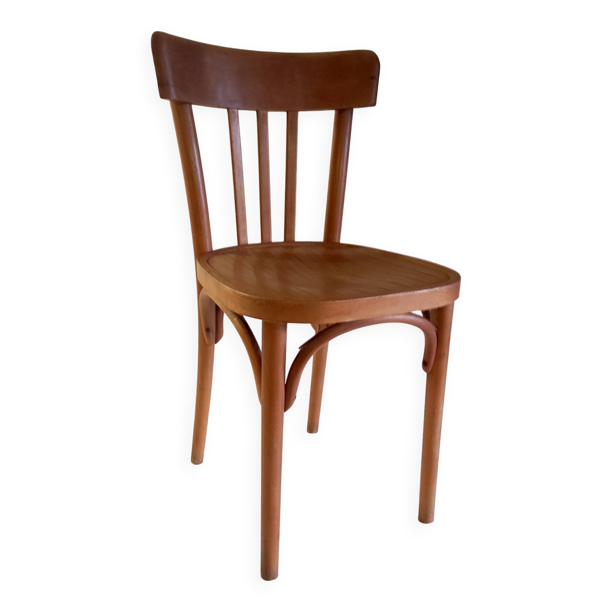 Chaise bistrot en bois courbé - mid. XXème