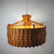 Scandinavian vintage pine suspension 1960