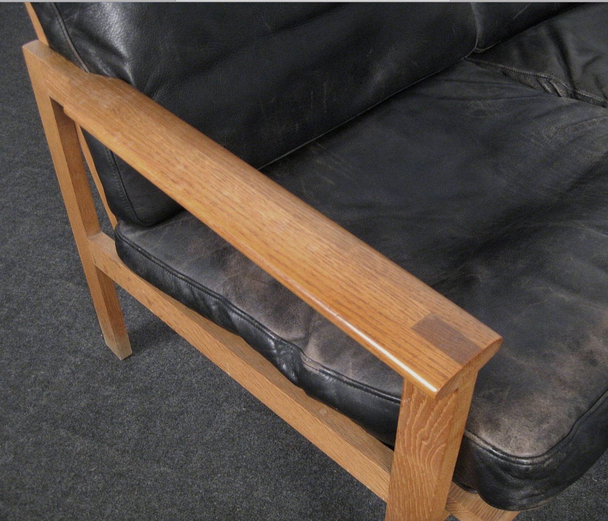 Model Capella teak sofa by Illum Wikkelsø for Niels Eilersen, 1960s