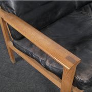 Model Capella teak sofa by Illum Wikkelsø for Niels Eilersen, 1960s