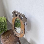 Brutalist handcrafted mirror "horse"