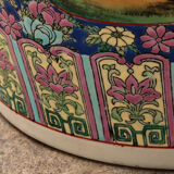 Vieux vase chinois peint à la main, 1920