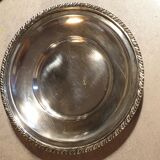 Silver metal serving plate lancel paris