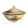 Soupière ancienne Longchamp modèle Agen en faïence française à décor floral
