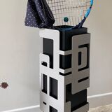 Openwork steel umbrella stand 70s