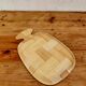 Bamboo dish with vintage floral patterns