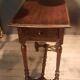 Rectangular side table from the eighteenth century.