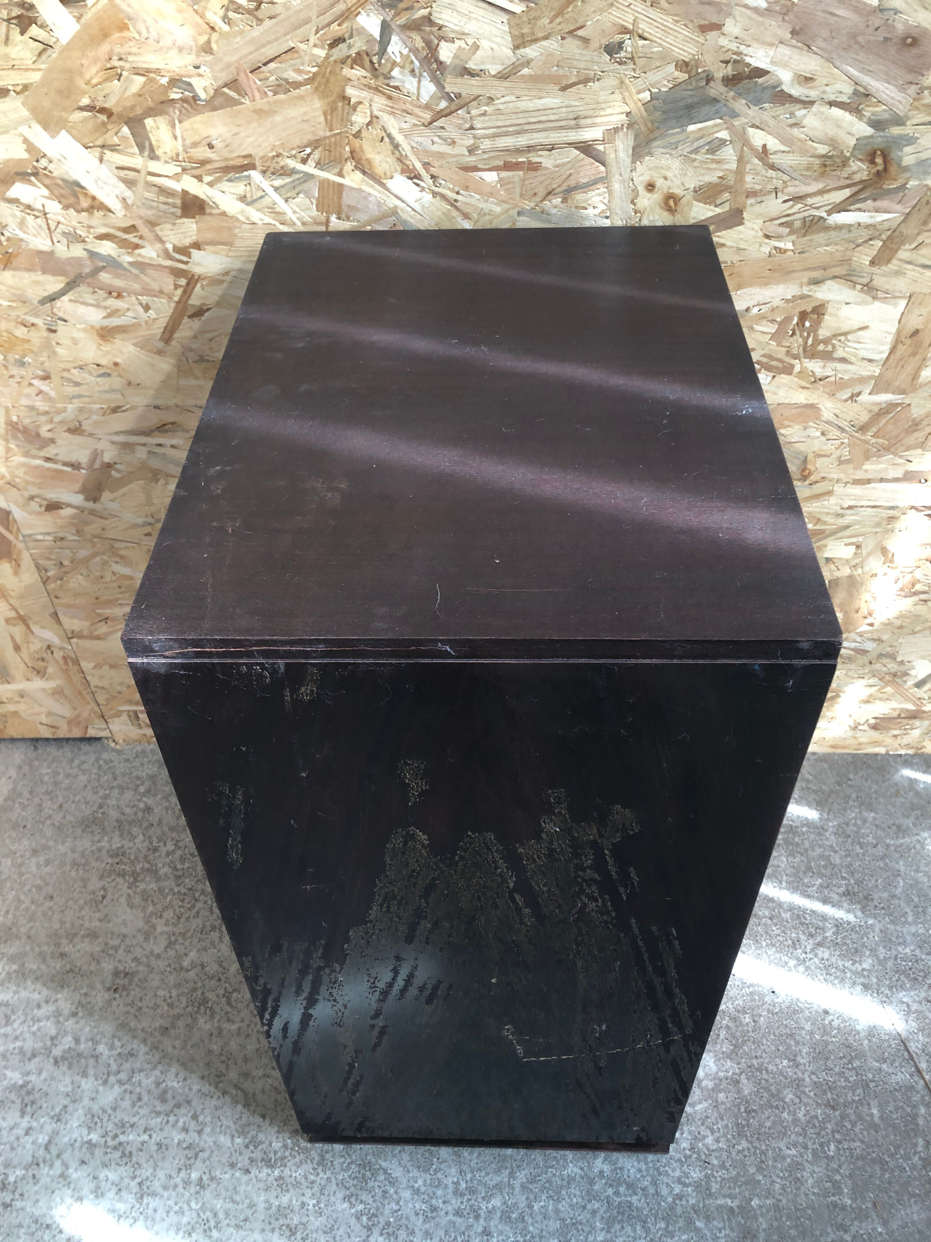 Old Hifi Furniture Vinyl Wood Veneer + Vintage Audio Interior Drawers