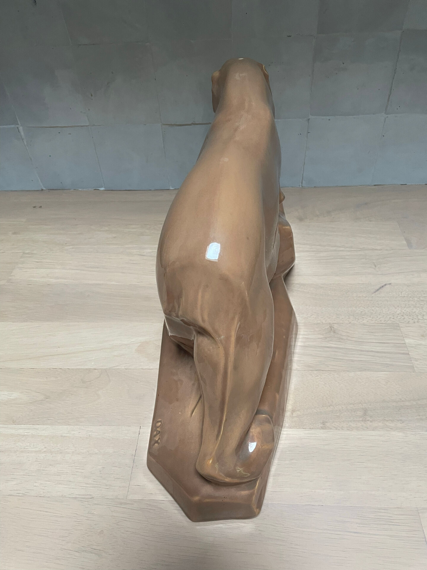 Art Deco polar bear statue