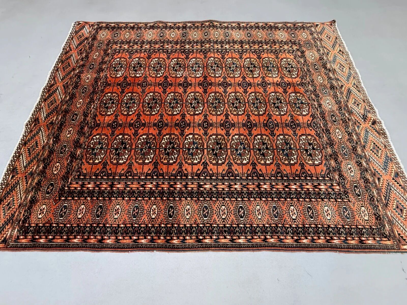 Afghan Turkoman rug 204x161 cm, large 2523