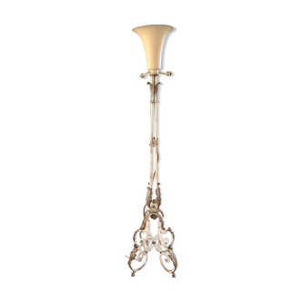 Wrought iron floor lamp